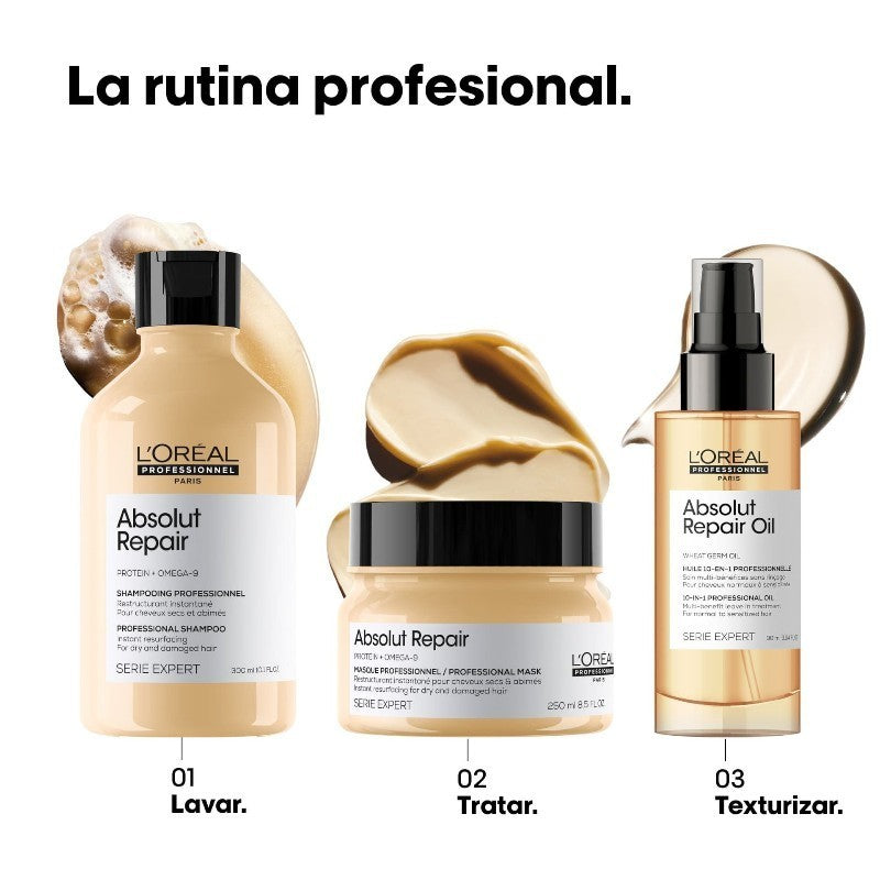 L’Oréal Professionnel Serie Expert Absolut Repair Gold Quinoa + Protein Mask (250ml)